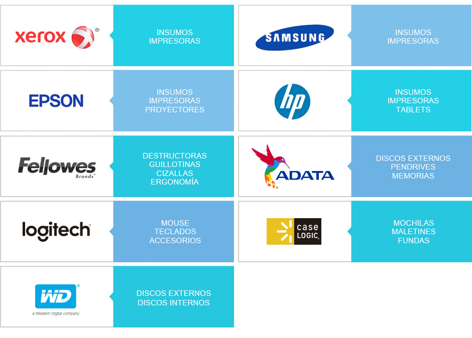 Hewlett Packard | Epson | Xerox | Brother
